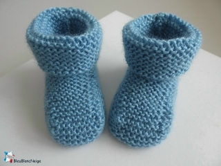 2 bébé tricoté landau embellissements 1pink et 1 bleu